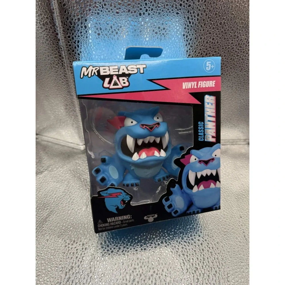 MrBeast Lab Hyper Classic Panther 3.5 inch Vinyl Figure Blue